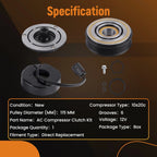 10s20c Compressor Clutch Kit for Buick Enclave, Chevrolet Traverse (2009–2012)