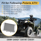 Aluminum Radiator for Polaris Sportsman 800 EFI (2004–2014) 1240521 1240301 1240190