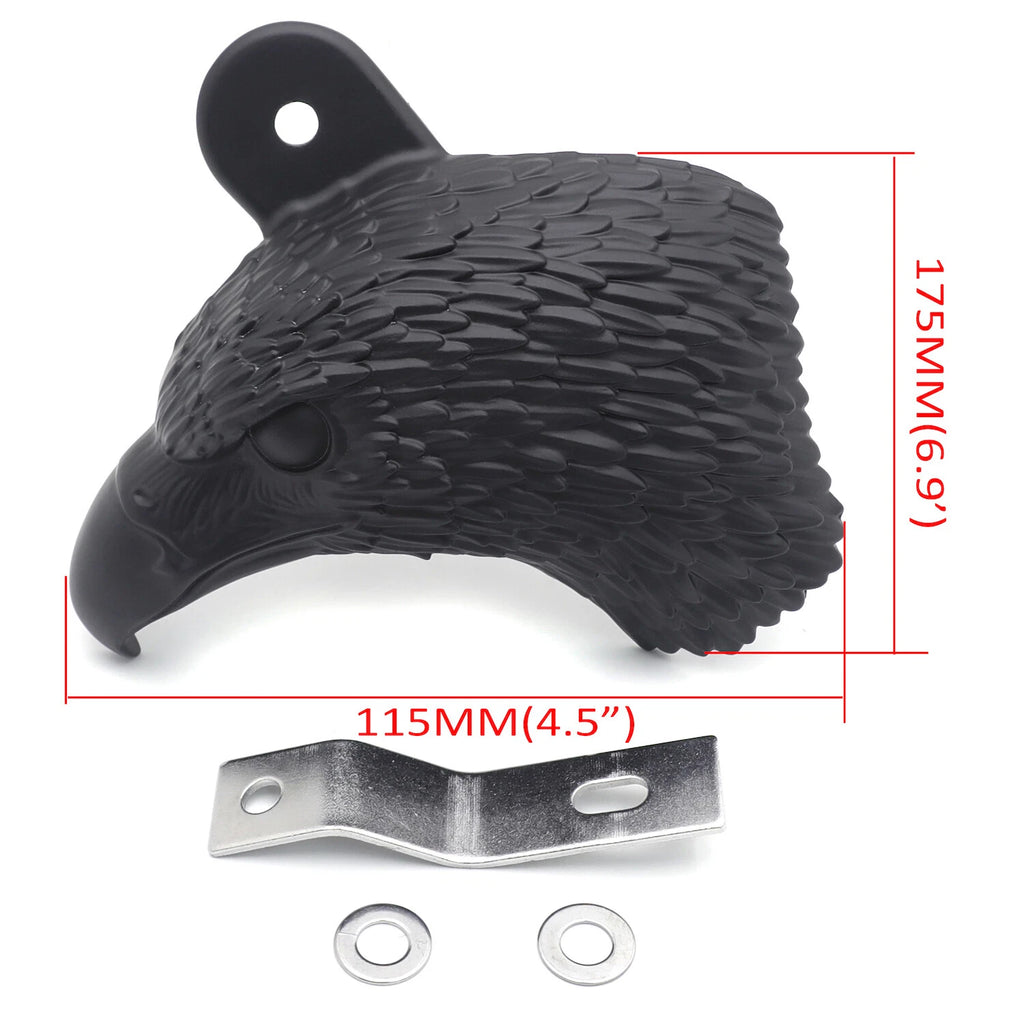 Black Eagle Head Horn Cover for Harley V-Rod (1992–2020)