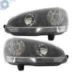 Halogen Headlights Assembly for VW Rabbit Jetta (2005-2010)