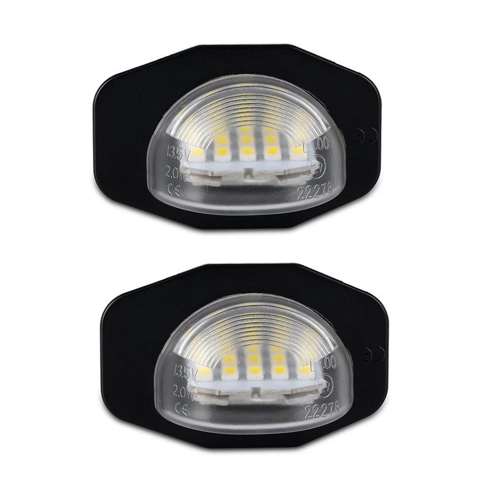 Set of 2 LED License Plate Lights for Toyota Corolla (2009–2013) 6000K 18-SMD