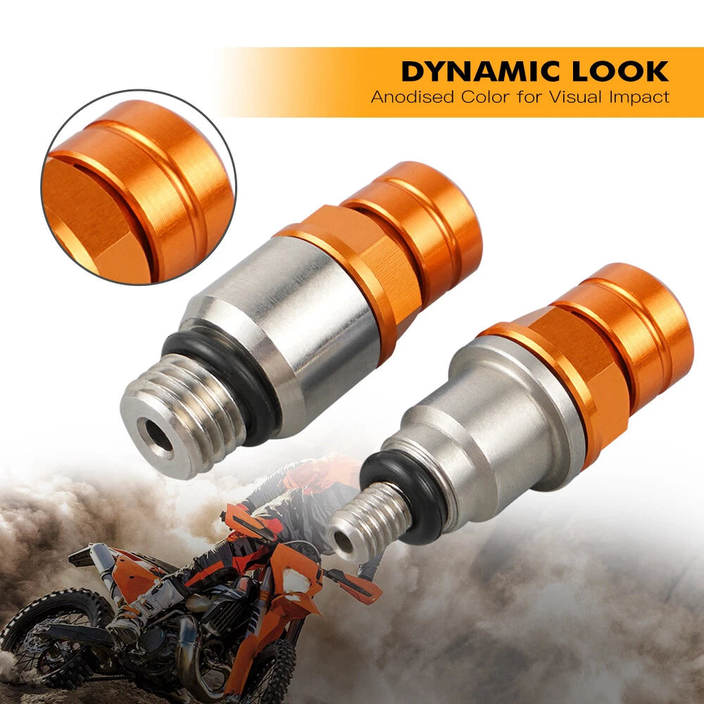 CNC Fork Air Bleeder Valves for KTM 85 SX 2018-2019, 250 350 450 SXF XCF 2017-2019