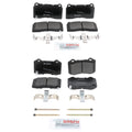 Set of 4 Bosch Quietcast Disc Brake Pads for Cadillac CTS STS (2003–2019)
