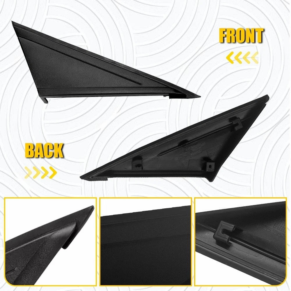 Right Side Mirror Corner Triangle Cover Trim for Ford Focus (2012–2018)