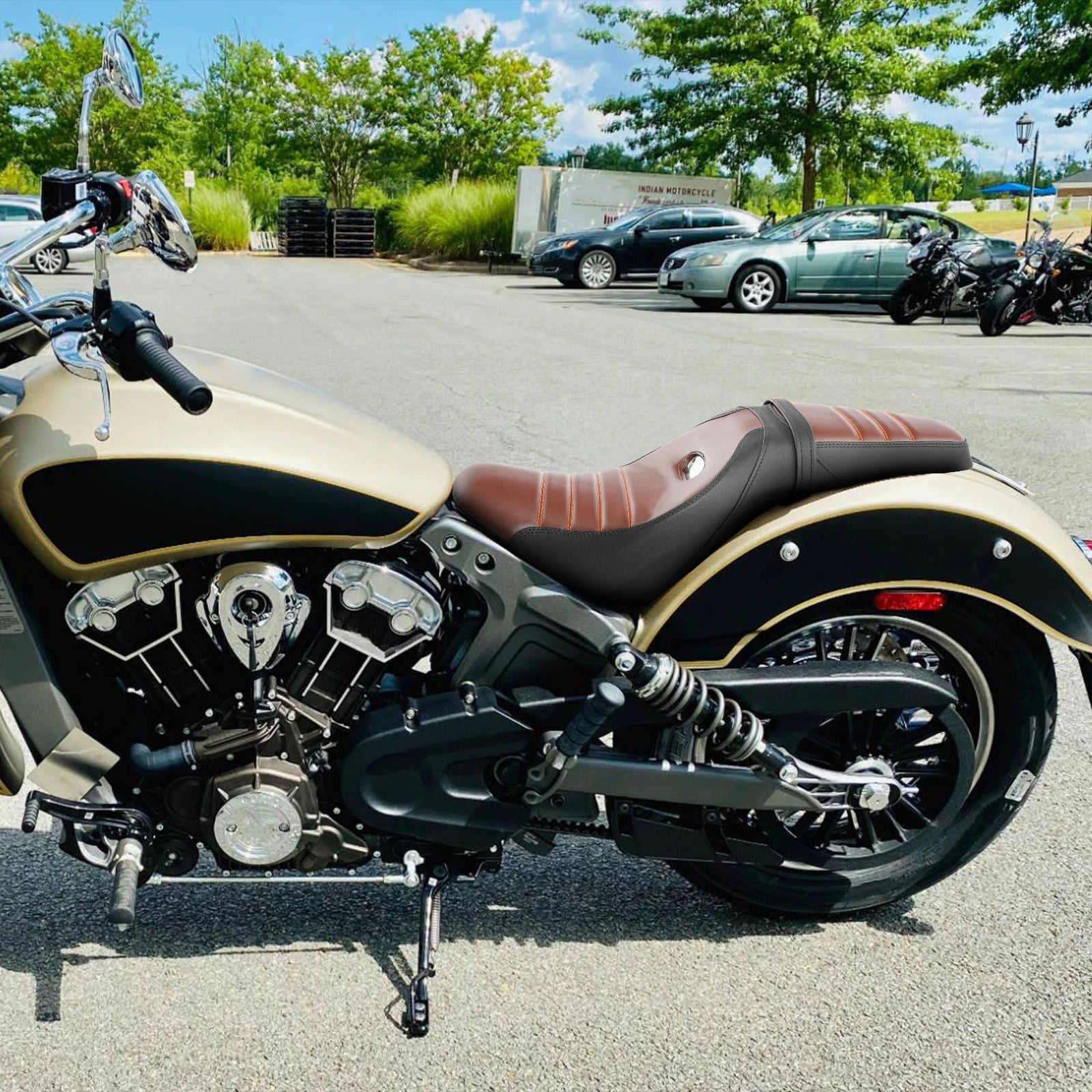 Sport Seats for Indian Scout Sixty (2015–2023) - Black Coffee