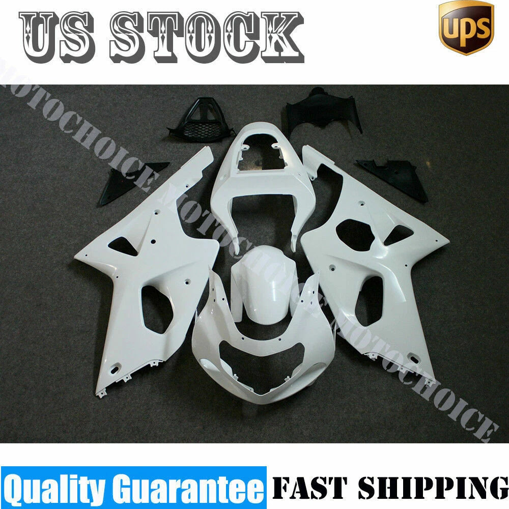 Fairing Kit for Suzuki GSXR1000 (2000–2002) - Unpainted ABS