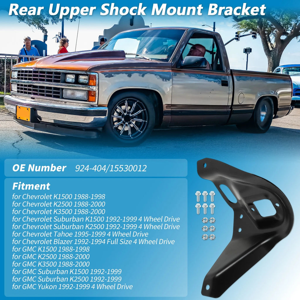 Rear Right Upper Shock Mount Bracket for Chevrolet K1500 K2500 K3500 (1994–2000)