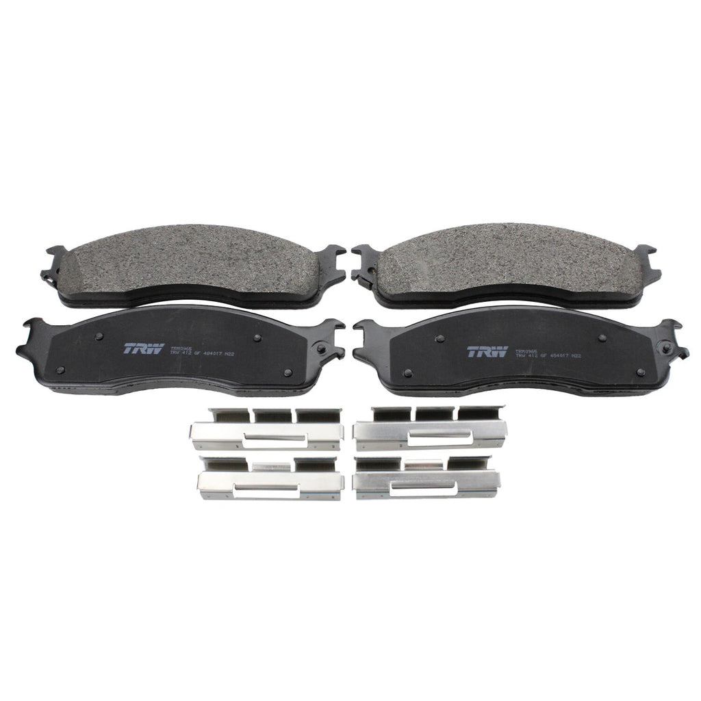 Set of 4 TRW Pro Front Metallic Brake Pads for Dodge Ram 1500 2500 3500