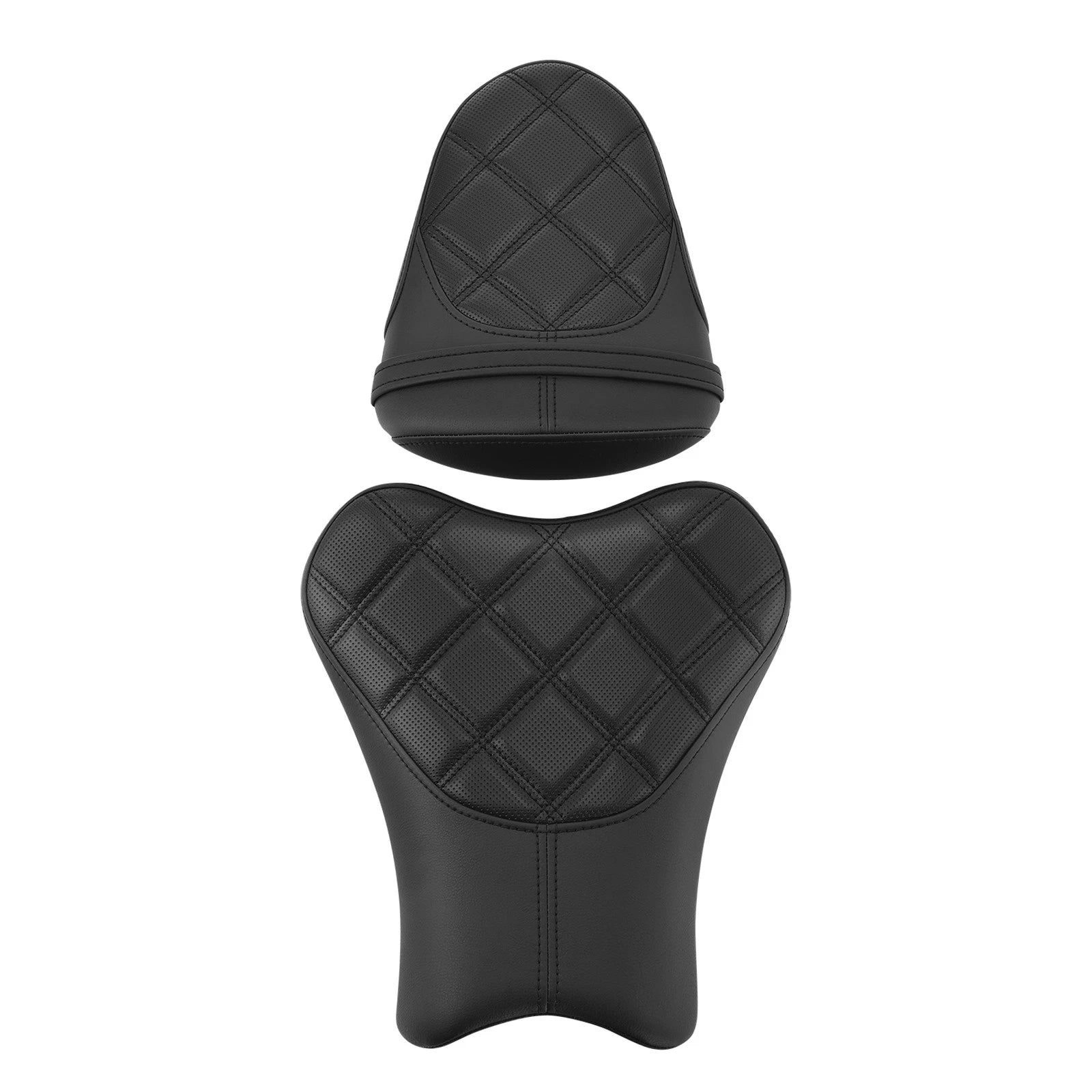 Black Driver Passenger Seat for Suzuki GSXR1000 (2005–2006)