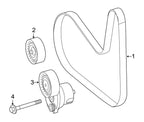 Genuine OEM Accessory Drive Belt Idler Pulley for Mercedes (2742020019)