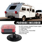 Wireless Trailer Tow Lights for Universal Use (Adjustable Magnetic Base)