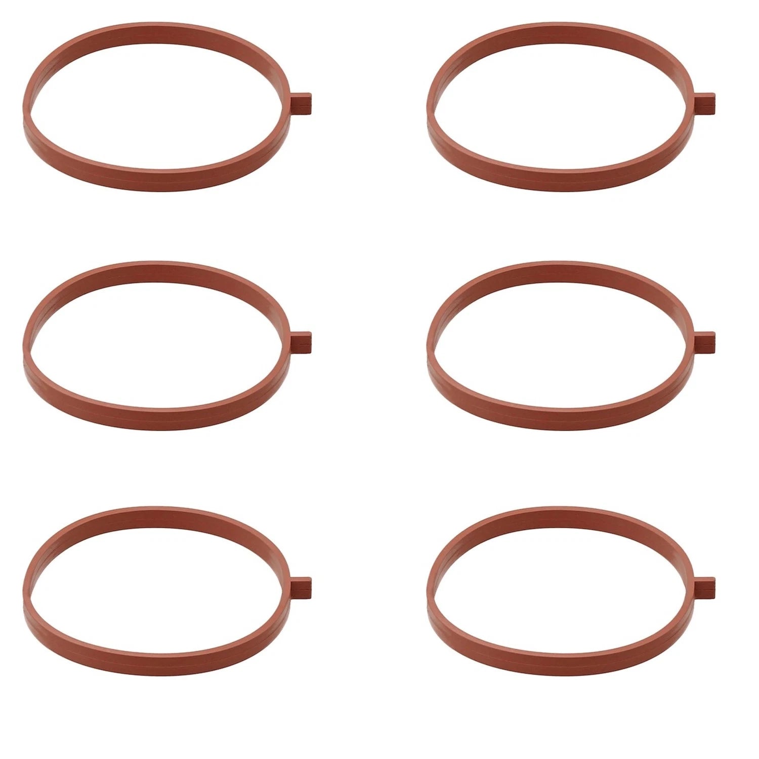 Set of 6 Engine Intake Manifold Gaskets for Mercedes X166 E400 (2016–2019)