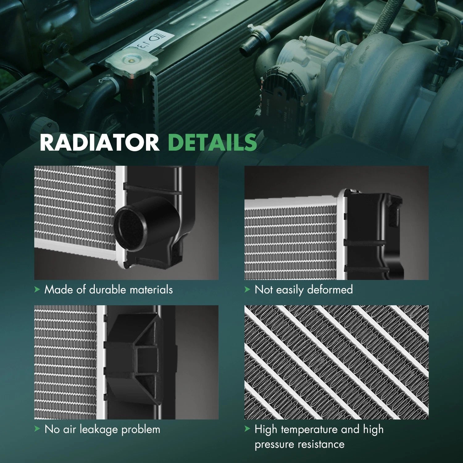 Aluminum Radiator for Lincoln Aviator (2003–2005)