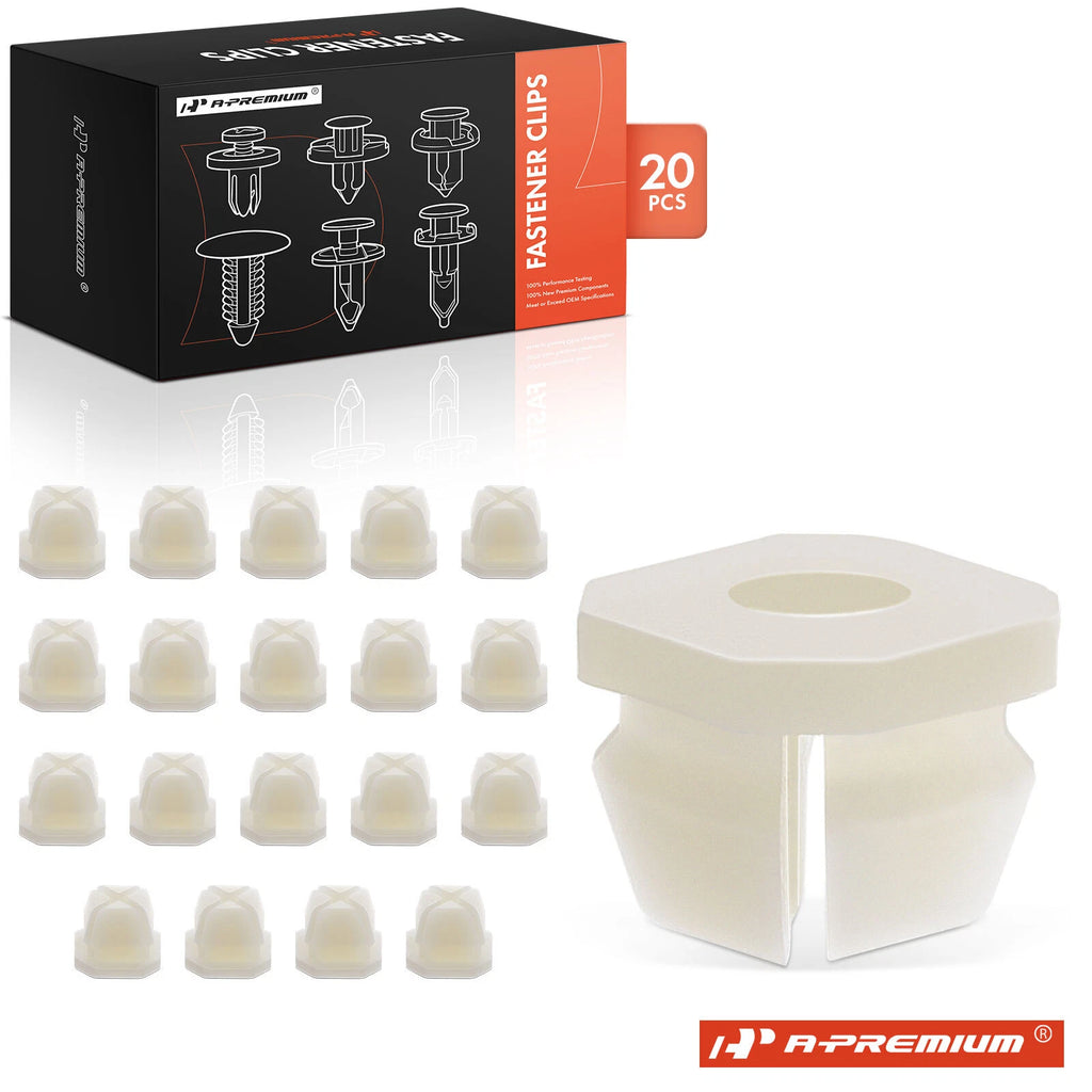 20 Pcs Interior Trim Bezel Grill Nut Screw Clips Retainer for Chevy (——)