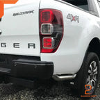 Silver 4x4 Rear Tub Side Decals for Ford Ranger PJ PK PX T6 (2006-2023)