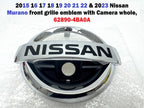Front Emblem with Camera Spot for Nissan Murano (2015–2023) 62890-4BA0A