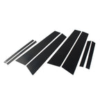 8 Pcs Car Door Window Column B C Pillar Trim for BMW X6 (2020-2021)
