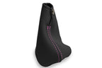 Leather Manual Shift Boot Cover for Chevrolet Cavalier (2000–2005) Pink Stitch
