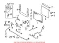Engine Coolant Overflow Hose for BMW (17127576361)