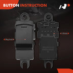 Rear Side Power Window Switch for Nissan Murano (2008-2011)