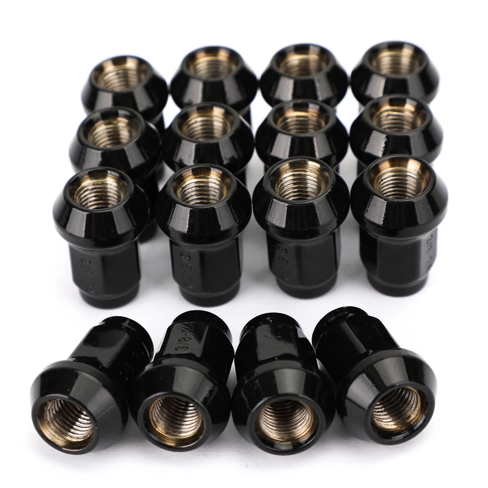 16pcs 3/8"-24 Tapered Lug Nuts for Polaris Ranger RZR 570 800 XP900