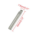 5pcs Metal Uncut Key Blade for Toyota (Various Models)