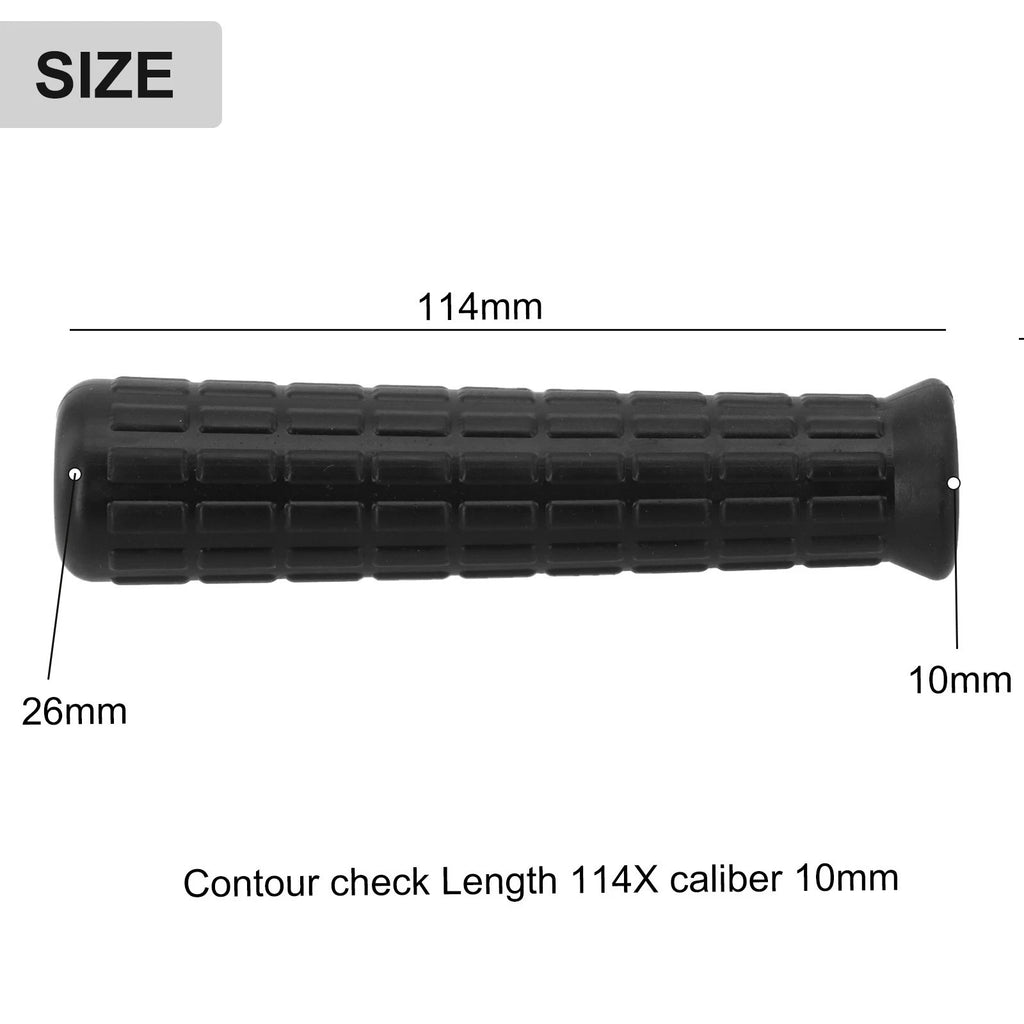 Square Shape Handles for Wheelbarrow (114mm x 8mm) Anti-skid Replacement