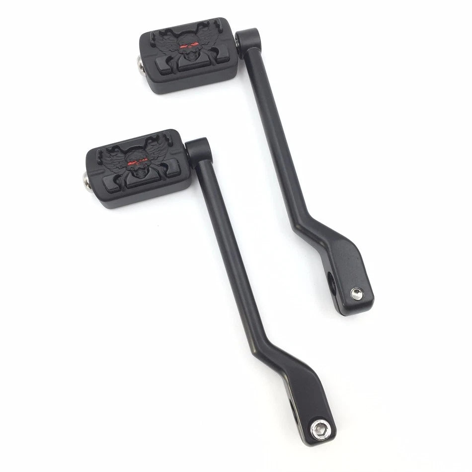 2PC Toe Shift Lever Gear Foot Lever for Harley FL Softail FLST FLT FLHT (1990–2023)
