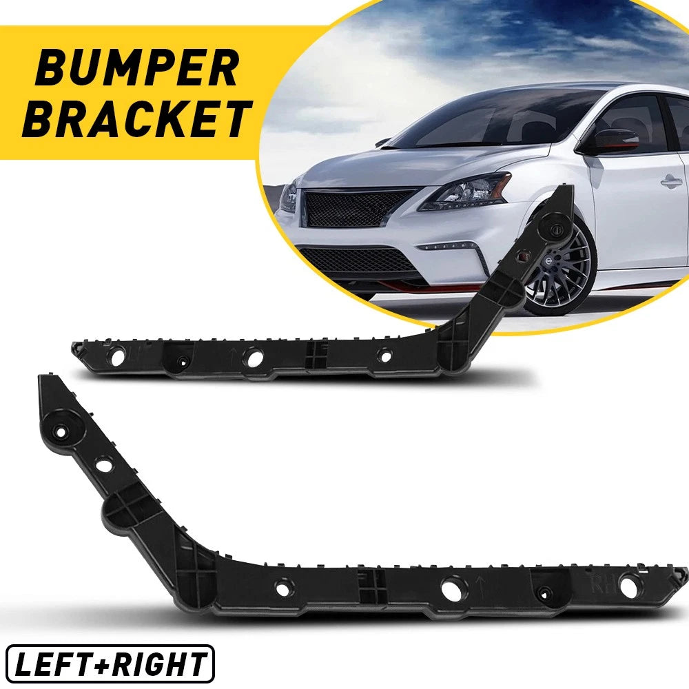 Set of 2 Rear Bumper Support Brackets for Nissan Sentra (2013–2019)