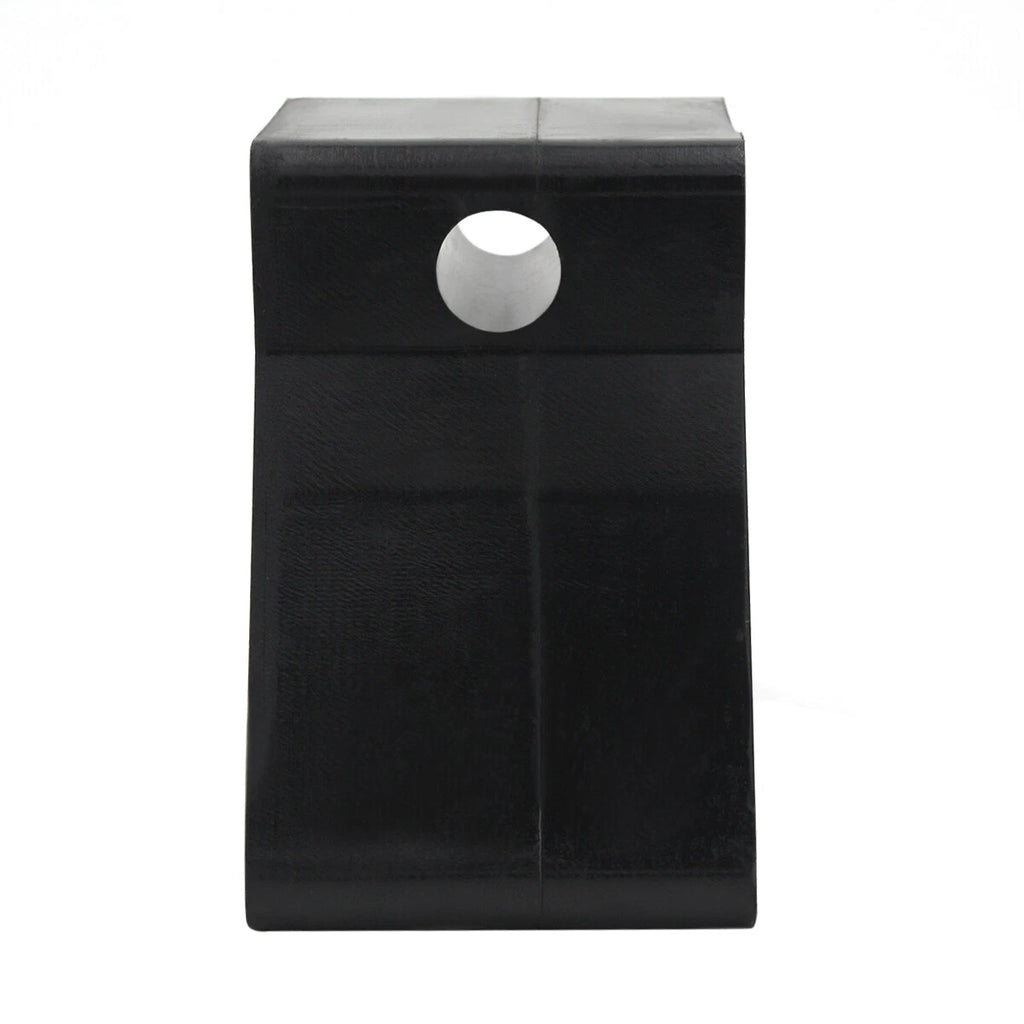 2 Inch V Bow Stop for Boat Trailer - Black Molded Rubber