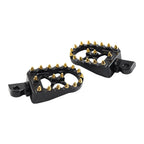 CNC Wide Fat Foot Pegs for Harley Dyna Sportster Fatboy