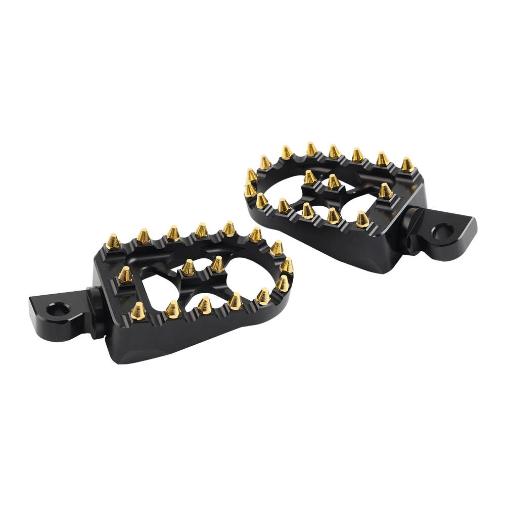 CNC Wide Fat Foot Pegs for Harley Dyna Sportster Fatboy