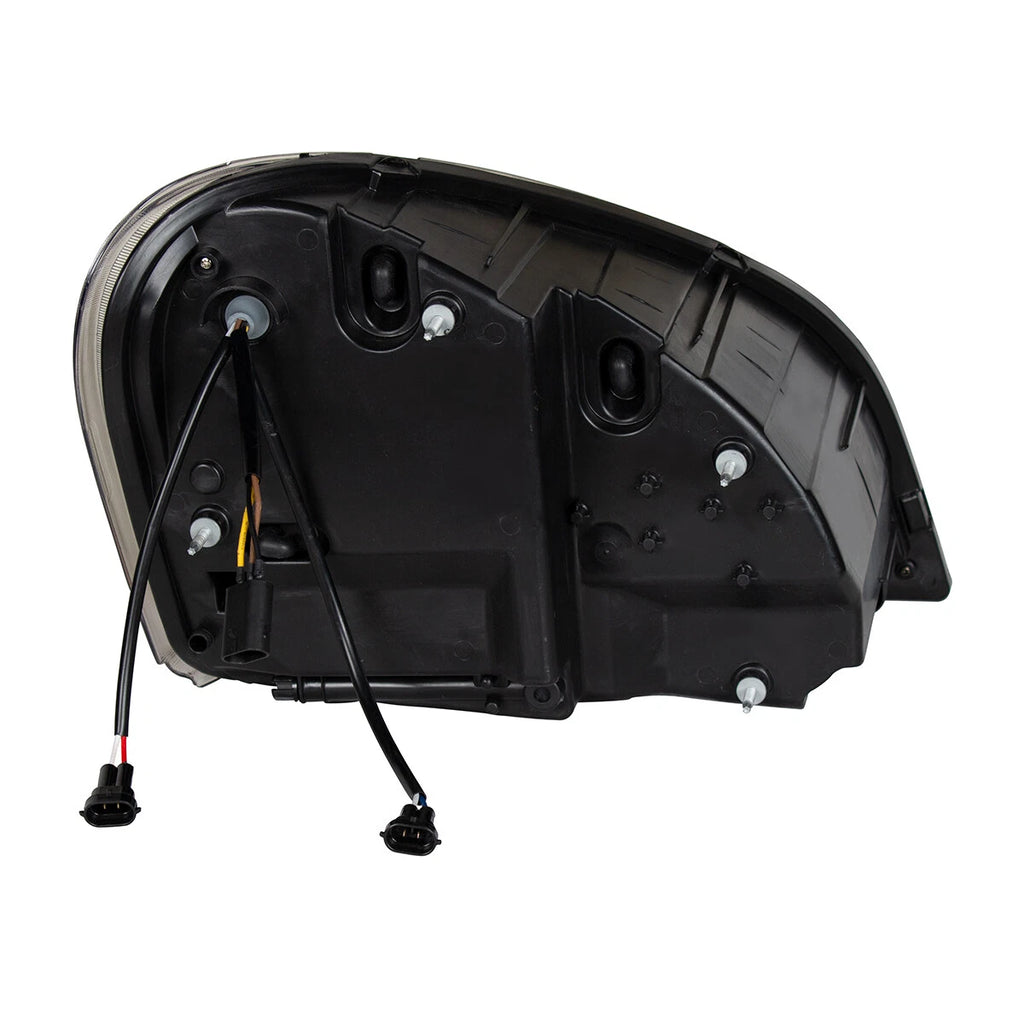 Pair LED Headlights With Dual Function DRL and Turn for Freightliner Cascadia (2018–2023)