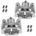 Pair Rear Disc Brake Calipers with Brackets for Jeep Cherokee (2014–2021)