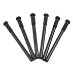 50pcs Plastic Blind Rivets 6mm for Wheel Arches Side Skirts Sills Bumpers