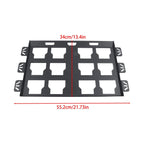 Set of 2 All-Steel Toolbox Fixed Racks for Universal Use (100lbs Capacity)