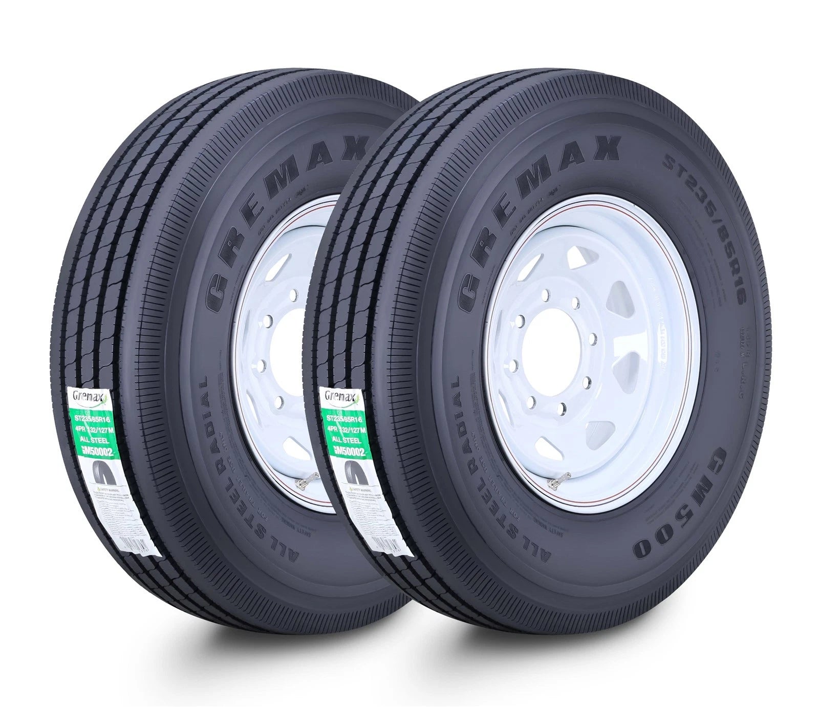 2 GREMAX ST235/85R16 14Ply Trailer Tires for Trailer (N/A)