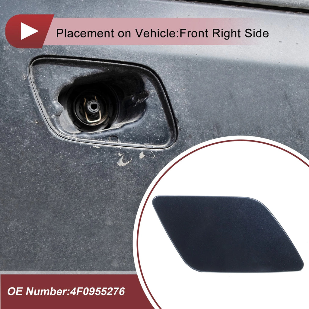 Front Right Washer Nozzle Cover Cap No. 4F0955276 for Audi A6 (2005–2008) Blue