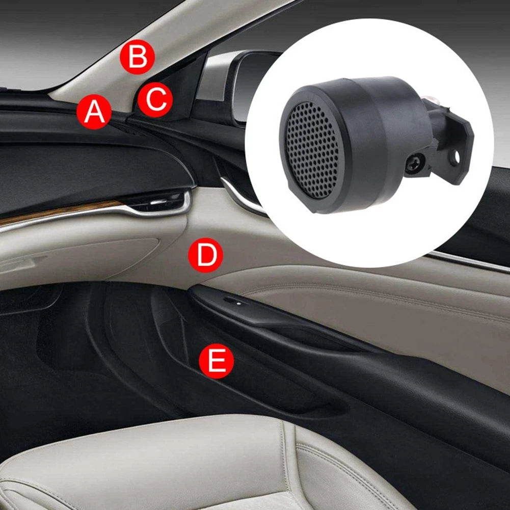 1 Pair 12V Car Audio Tweeter Speakers Dome Loudspeakers 500W Output