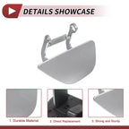 Front Right Washer Nozzle Cover Cap for BMW 535i GT Silver Tone