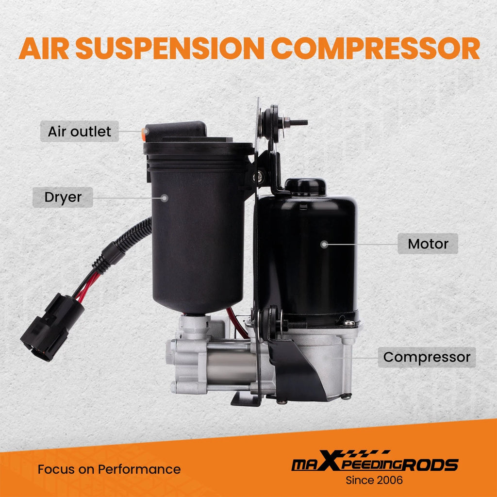 Air Ride Suspension Compressor Pump for Lincoln Town Car (1990-2011)