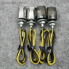 4X LED Turn Signal Indicators for Street Motorcycle (6mm)