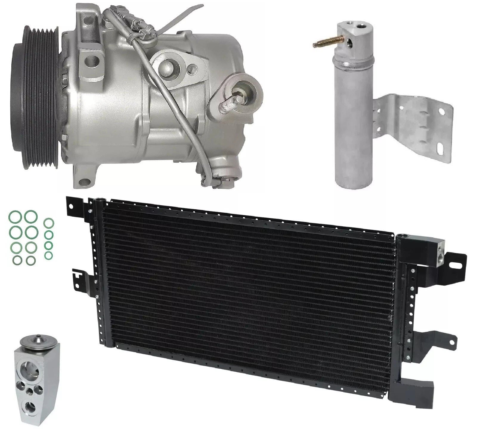 A/C Compressor Kit With Condenser for Jeep Patriot 2.0L (2011–2016)