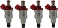 Set of 4 Fuel Injectors G609-13-250 FJ400 for Mazda B2600 MPV (1986–1993)