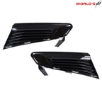 Set of 2 Black Chrome Fog Light Covers for Cadillac CTS (2014–2019)