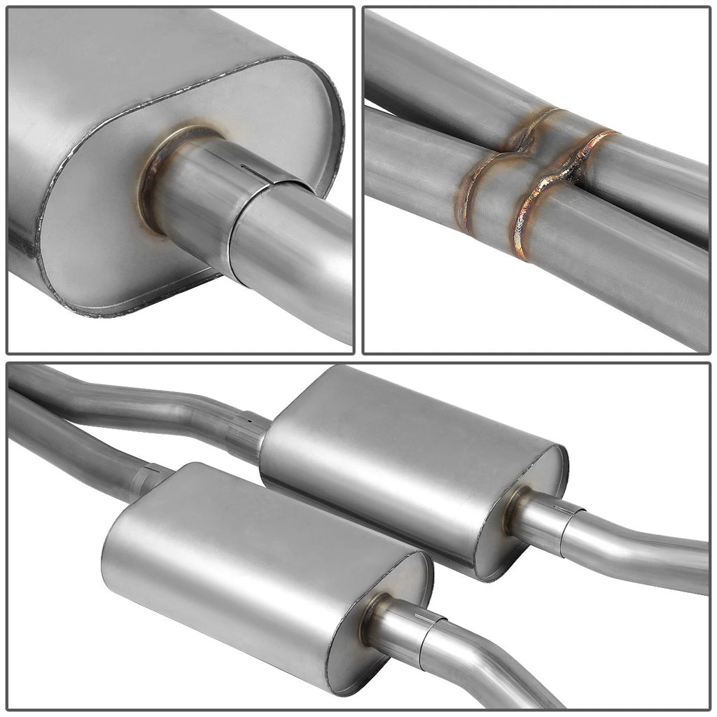 Stainless Steel Cat Back Exhaust System Kit for Dodge Challenger (2015–2019)