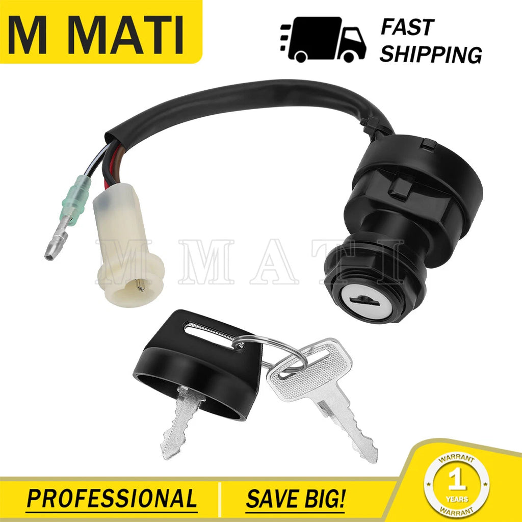 2-Pos. Ignition Key Switch for Yamaha YFM200 YFB250 (1986–1993) 2FH-82510-02-00