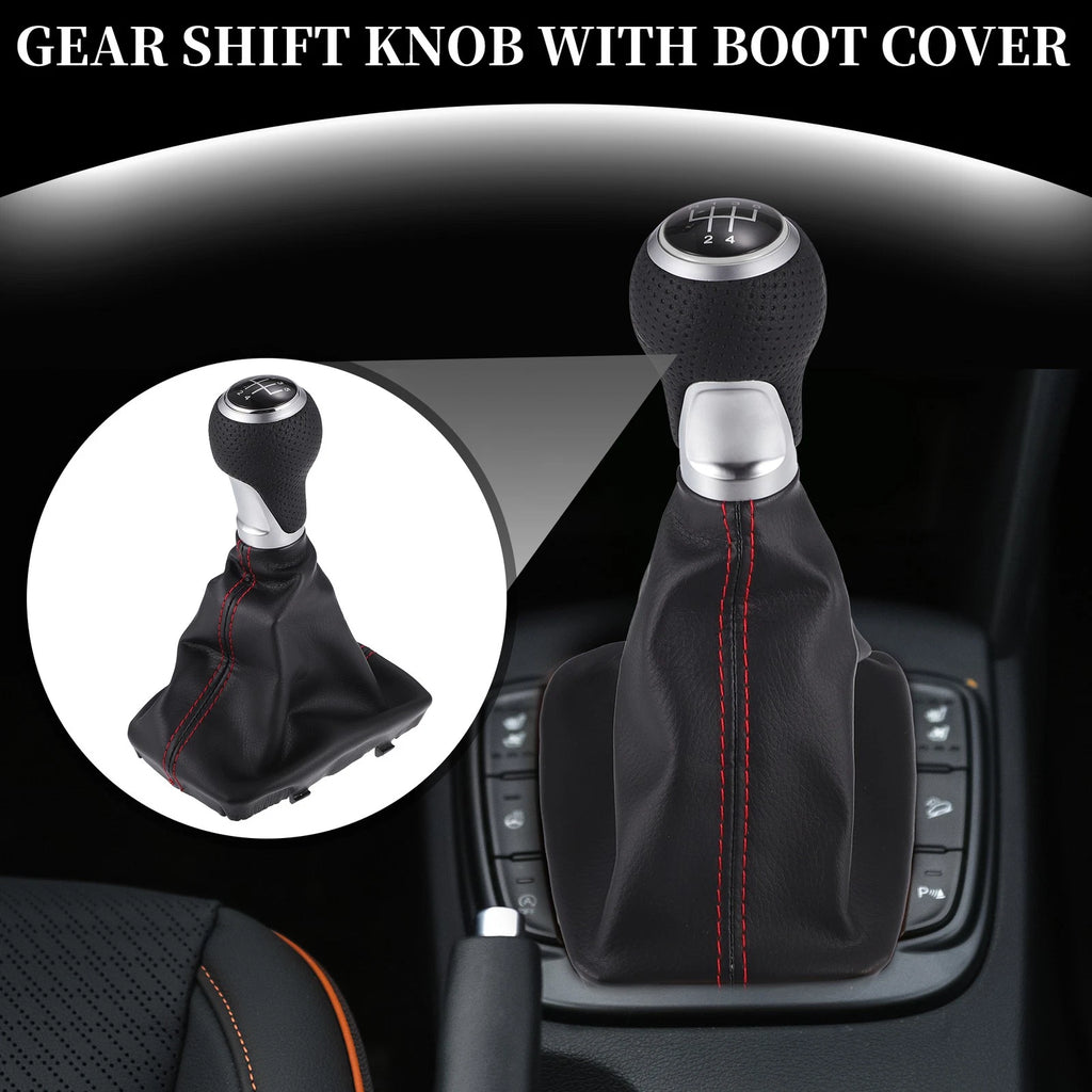 5 Speed Manual Gear Shift Knob with Cover for Audi A4 S4 S-Line (1996–2001)
