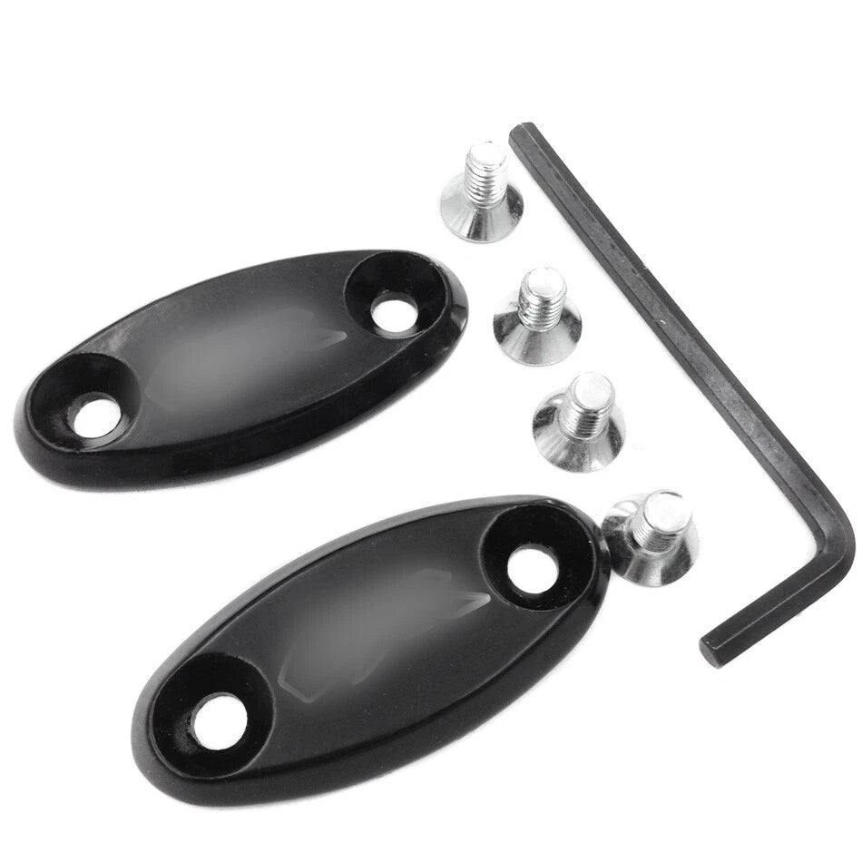 Mirror Block Off Base Plates for Honda CBR 600 F4 F4i 900 RR 929 954 1000RR
