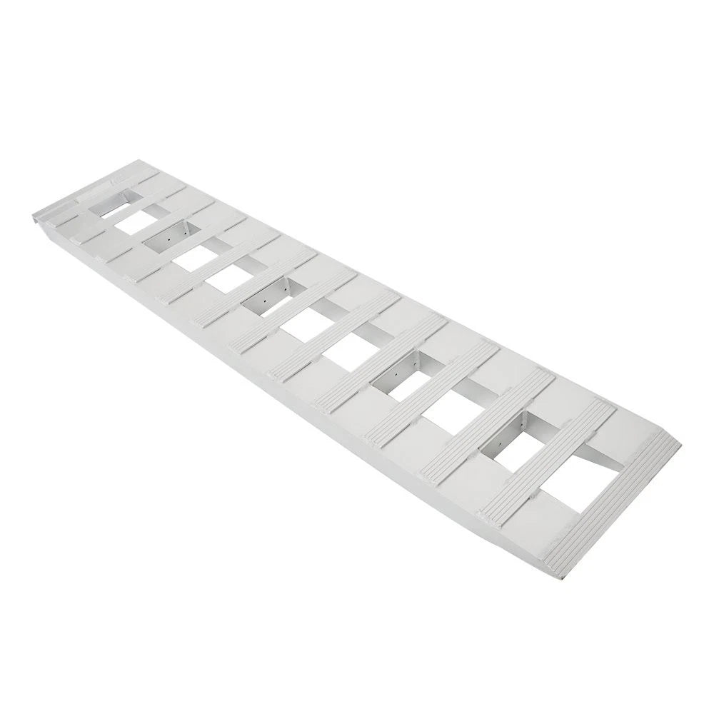2X 72" x 14" Aluminum Car Trailer Ramps Hook End 6500Lbs Capacity